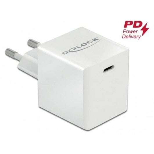 Caricatore USB-C PD 40W Delock GaN Interno Bianco