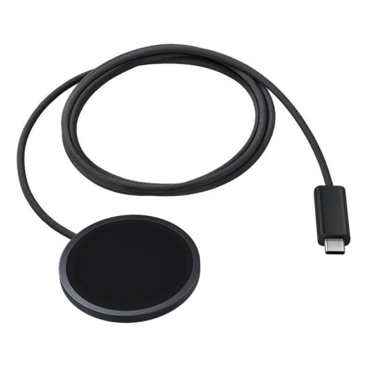 Chargeur Sans Fil Magnétique Qi2 25W Samsung Pour Smartphones Noir Mat
