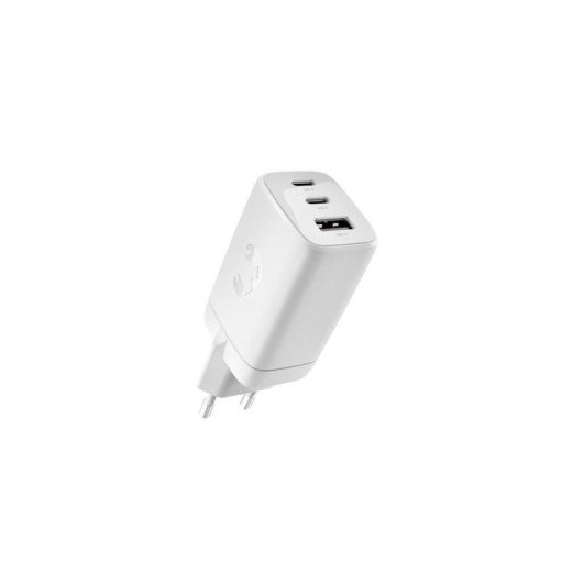 Cargador de Pared Fresh 'n Rebel 67W PD con 1 USB-A y 2 USB-C Gris Hielo