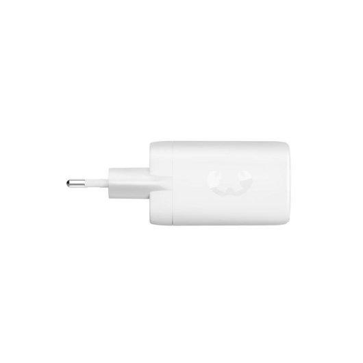 Cargador de Pared Fresh 'n Rebel 67W PD con 1 USB-A y 2 USB-C Gris Hielo