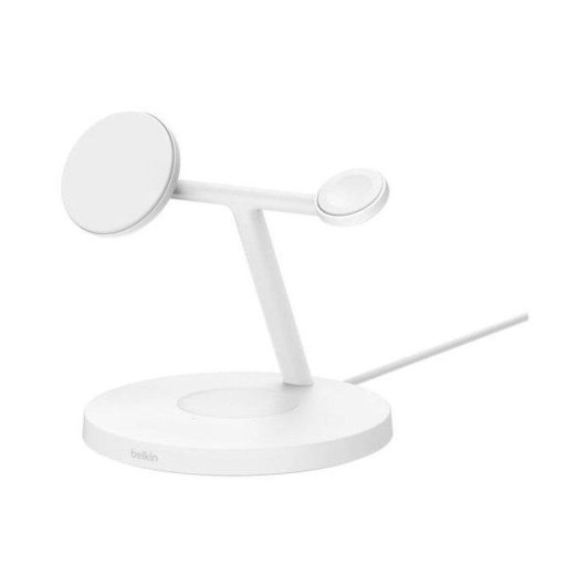 Belkin BoostCharge 3 in 1 Qi2 MagSafe Ladestation Weiß