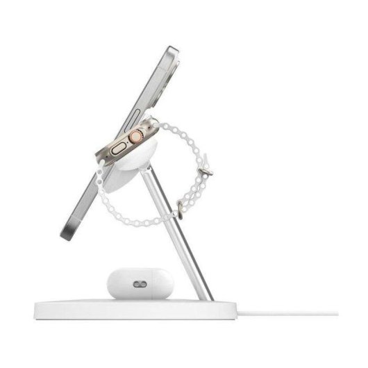 Belkin BoostCharge 3 in 1 Qi2 MagSafe Ladestation Weiß