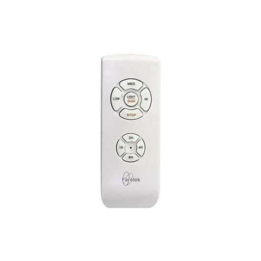 Ventilador de Techo con Luz Farelek Oklahoma 100W 137cm 3 Velocidades Mando Reversible LED Regulable