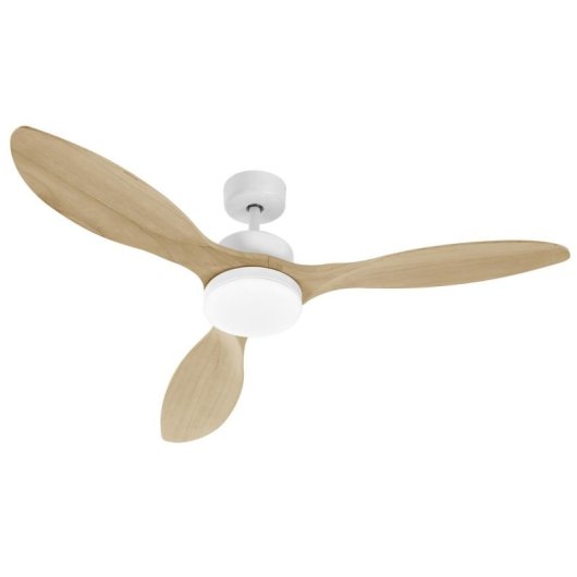 Ventilador de Techo con Luz Farelek Oklahoma 100W 137cm 3 Velocidades Mando Reversible LED Regulable