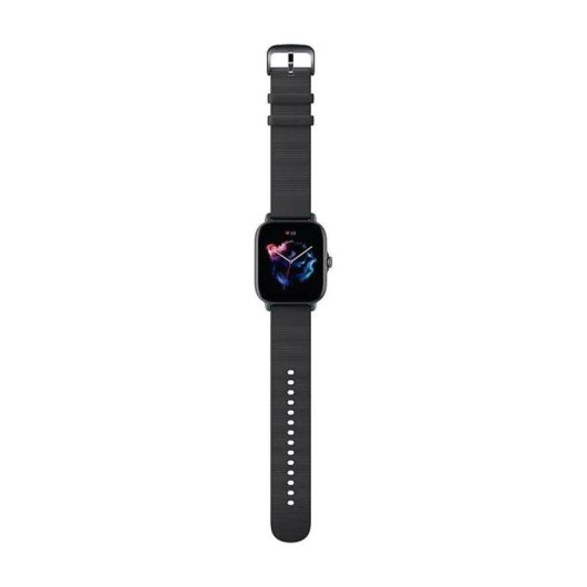 Amazfit GTS 3 Bluetooth GPS 42mm Negro Correa Silicona IP68 SpO2 Pulsómetro