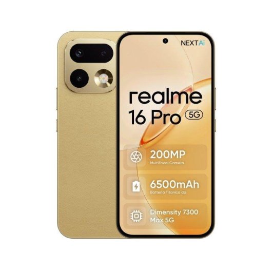 Realme 16 Pro 5G 8GB 256GB 6.8" Dorado
