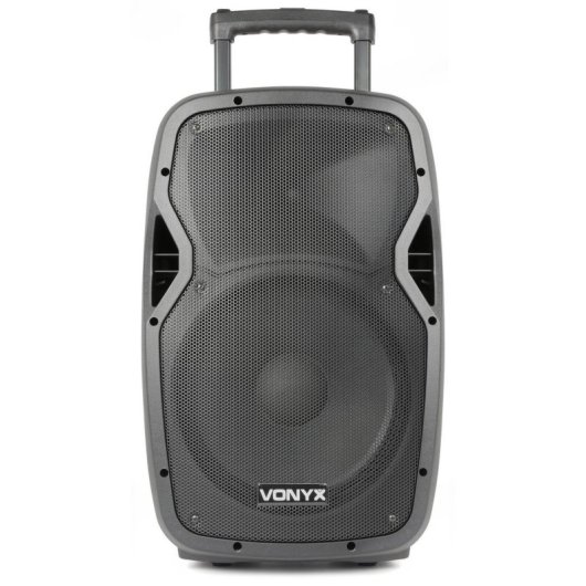 Altavoces Vonyx Portátil Bluetooth 600W con micrófonos y batería integrada