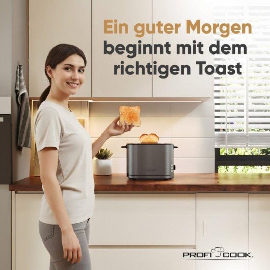 Toaster ProfiCook PC-TA 1291 950 W Extra-Weite Schlitze