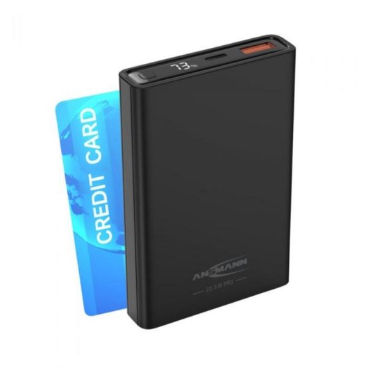 Batterie externe Ansmann PB222PD 10000 mAh Quick Charge 3.0 USB-C Noir