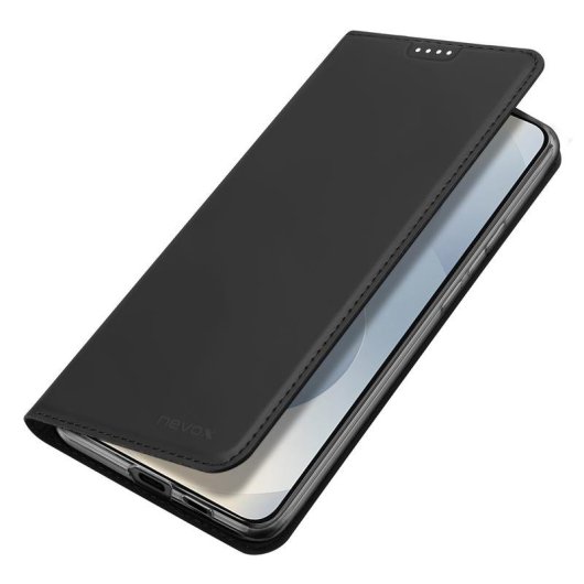 Funda para móvil Nevox 2580 Libro PU Noir avec support pour Galaxy S26