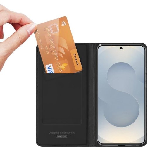 Funda para móvil Nevox 2580 Libro PU Noir avec support pour Galaxy S26
