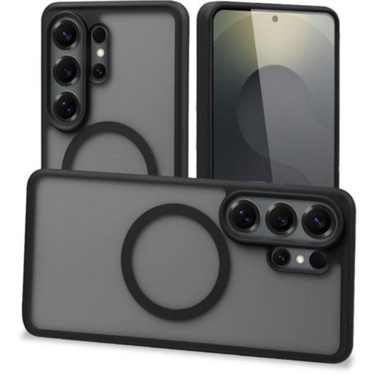 Funda para móvil Nevox StyleShell INVISIO Cover PC TPU Nera Antishock per Galaxy S26 Ultra