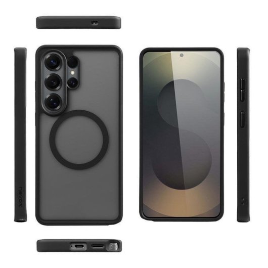 Funda para móvil Nevox StyleShell INVISIO Cover PC TPU Nera Antishock per Galaxy S26 Ultra