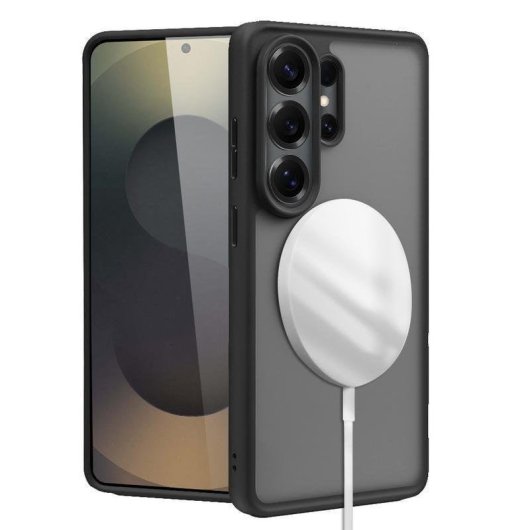 Funda para móvil Nevox StyleShell INVISIO Cover PC TPU Nera Antishock per Galaxy S26 Ultra