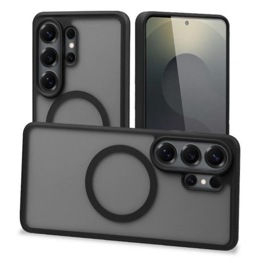 Funda para móvil Nevox StyleShell INVISIO Cover PC TPU Nera Antishock per Galaxy S26 Ultra
