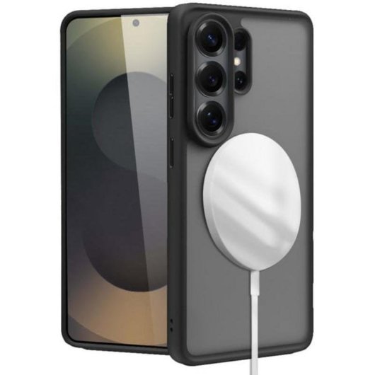 Funda para móvil Nevox StyleShell INVISIO Cover PC TPU Nera Antishock per Galaxy S26 Ultra