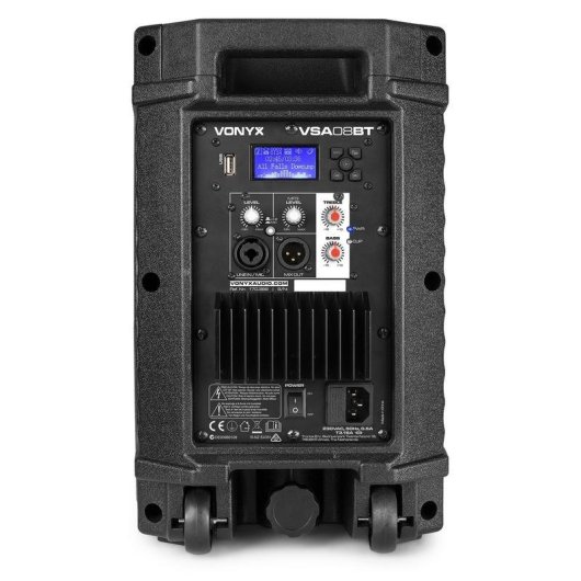 Altavoces Vonyx Activos Biamplificados 250W con Bluetooth y MP3 USB