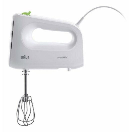 Batidora de mano Braun MultiMix 1 HM 1100 450 W 4 velocidades Turbo blanco