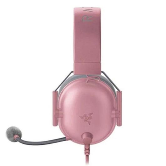 Auriculares Razer Blackshark V2 X com fio jack 3,5 mm Quartz e microfone boom