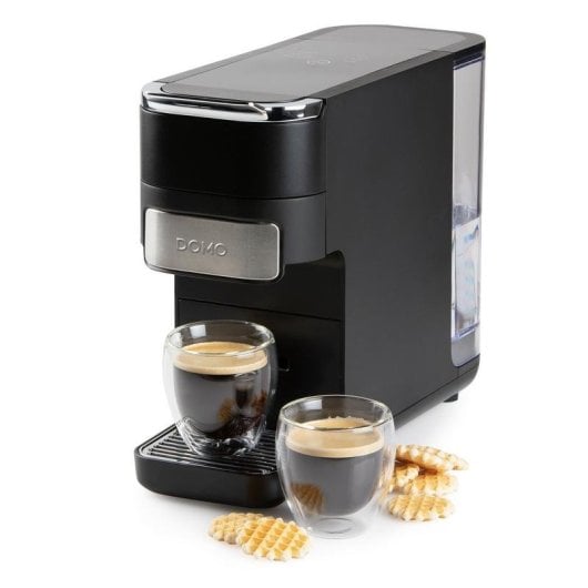 Cafetera Espresso Domo DO748K 1,5 L 1545 W Compatible Nespresso Dolce Gusto