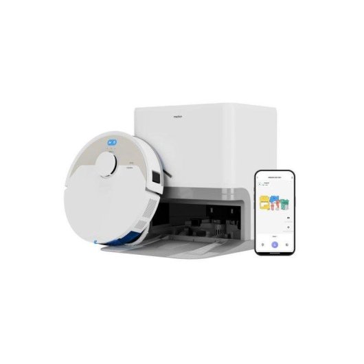 Aspirador Robô com Mopa Medion Md12039 X55sw+ Com Esvaziamento Automatico Navegação Laser 10.000 Pa