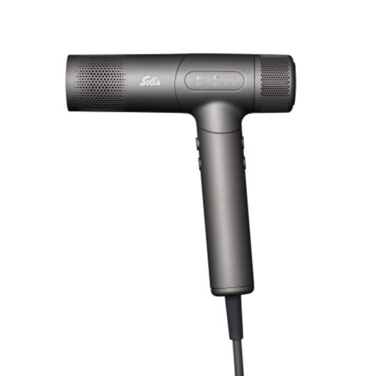 Secador de Pelo Iónico Solis Airvolution 280 SE 1600W 3 Temperaturas 3 Velocidades Pantalla LED Gris