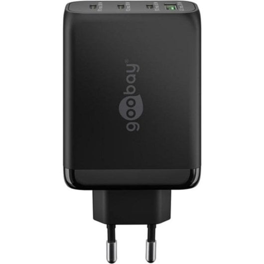 Ladegerät USB-C PD 100W 4 Ports GaN Schwarz Goobay 65555