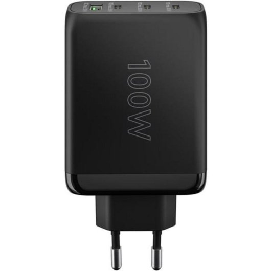 Ladegerät USB-C PD 100W 4 Ports GaN Schwarz Goobay 65555
