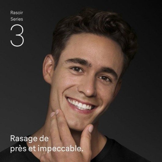 Gesichtsrasierer Braun Series 3 310s Kabellos 30min Nass- und Trockenrasur 2 Klingen