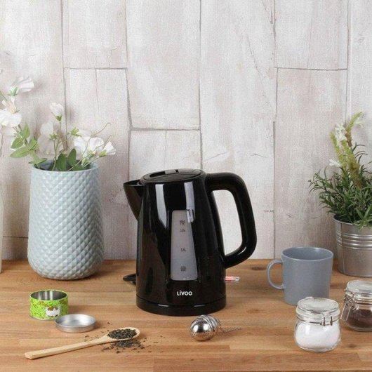 Wasserkocher Livoo DOD184N 1,7 L 2200 W Drehbare Basis 360° Schwarz