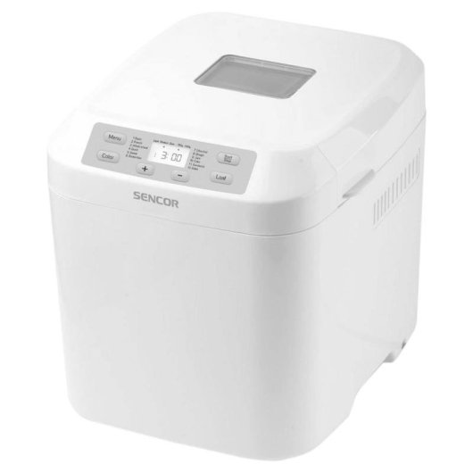Fabricadora de pan Sencor SBR 1040WH 550W 10 programmes 900g