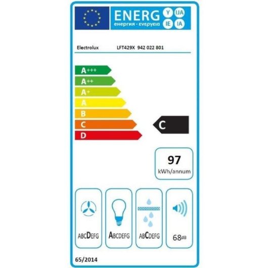 Campana extractora Electrolux LFT429X Canalizado 90cm con LED y 3 velocidades