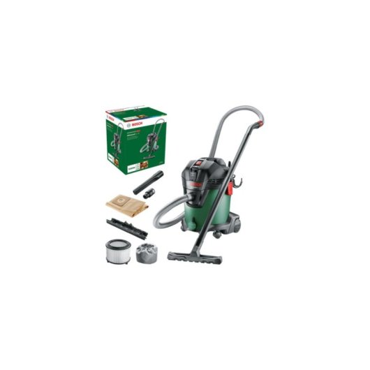 Aspiradora sin Bolsa Bosch AdvancedVac 20 1600W 20L Seco y Húmedo Verde