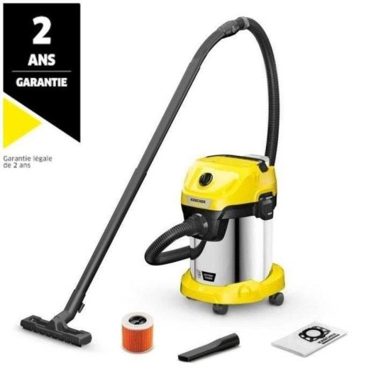 Akku Staubsauger Kärcher WD 3-18 S V-17/20 225W 20 Minuten 17L Edelstahl