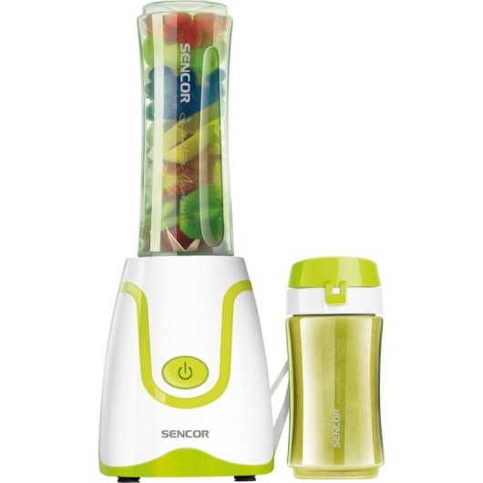 Batidora Personnelle Sencor SBL 2211GR 500 W avec 2 Bouteilles Tritan 0,6 L et 0,3 L