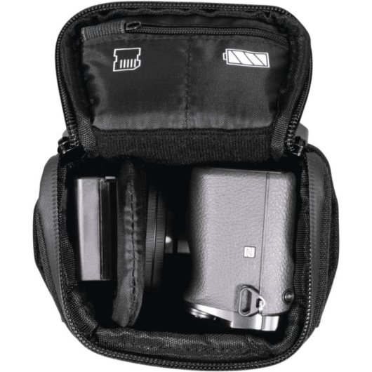 Estuche compacto para câmara Hama Matera Preto