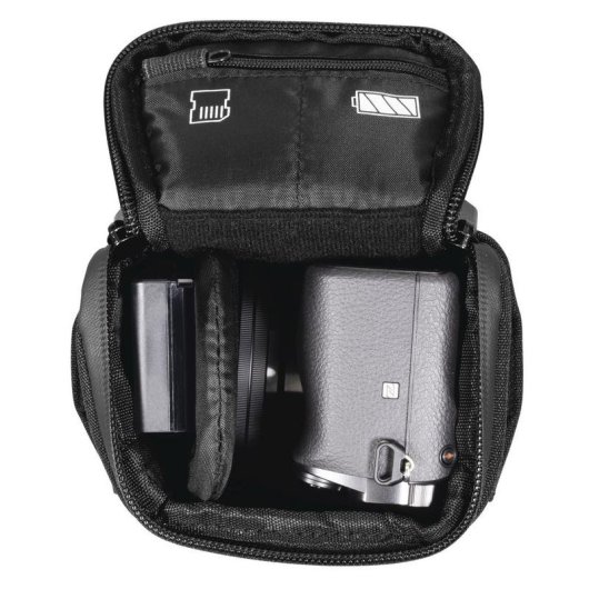 Estuche compacto para câmara Hama Matera Preto