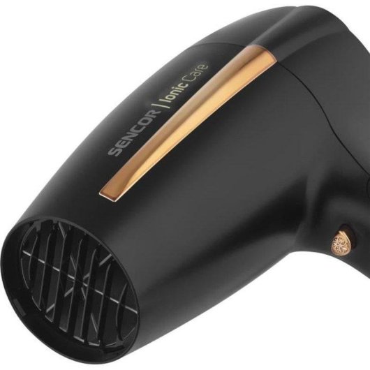 Secador de Cabelo Iónico Sencor SHD 7100BK 2000W 3 Temperaturas 2 Velocidades Cool Shot Preto