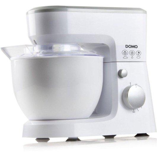 Batidora de pie Domo DO9241KR 600 W 4 L Blanco Sistema Planetario 6 Velocidades
