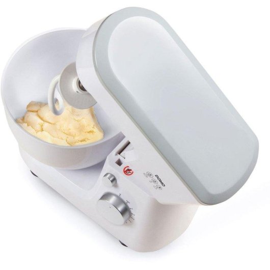 Batidora de pie Domo DO9241KR 600 W 4 L Blanco Sistema Planetario 6 Velocidades