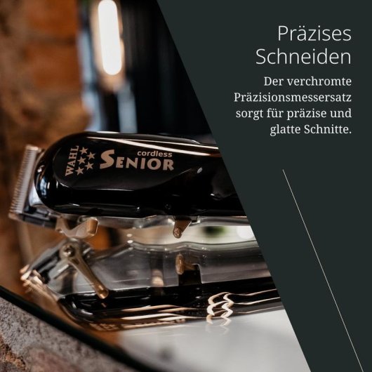 Cortapelos Profesional Wahl Cordless Senior Inalámbrico 80min 3 Peines Corte Preciso