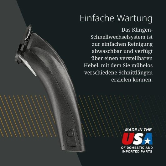 Cortapelos Profesional Wahl Genio Inalámbrico 0,8-1,8 mm 120min 4 Peines Cabezal Acero