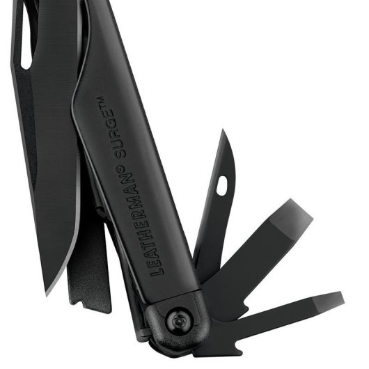 Multiherramienta Leatherman SURGE Negro 21 herramientas Acero inoxidable