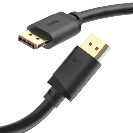 DisplayPort-Kabel Hama 2 m DP 2.1 80 Gbit/s Schwarz