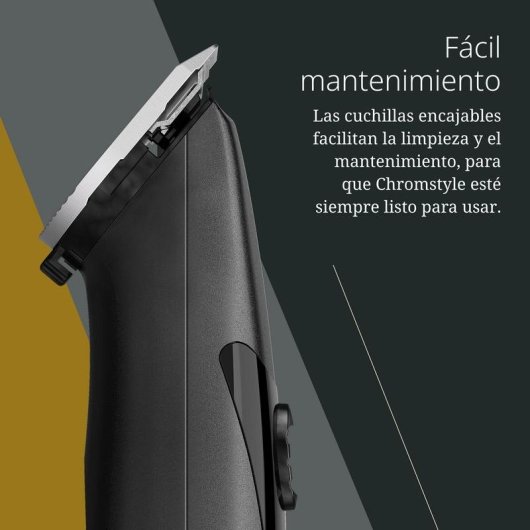 Cortapelos Profesional Wahl ChromStyle Inalámbrico 0,7-3 mm 90min 4 Peines Ligero y Ergonómico