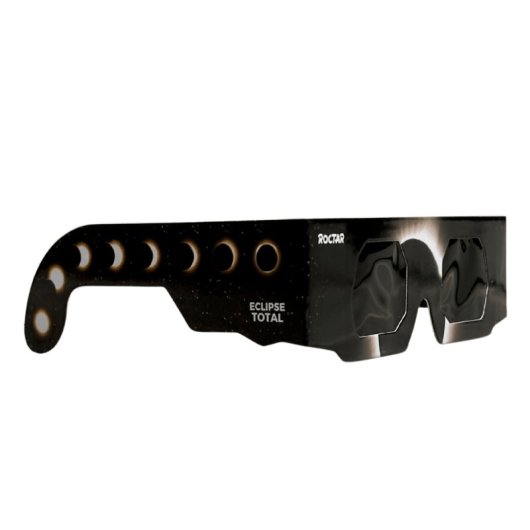 Roctar Gafas De Eclipse Negras  Certificadas Iso Y Ce Para Niño (3u.)