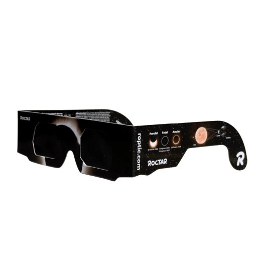 Roctar Gafas De Eclipse Negras  Certificadas Iso Y Ce Para Niño (25u.)