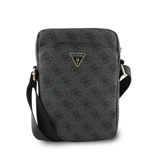 Bandoulière pour tablette Guess 10 pouces polypiel logo triangle noir