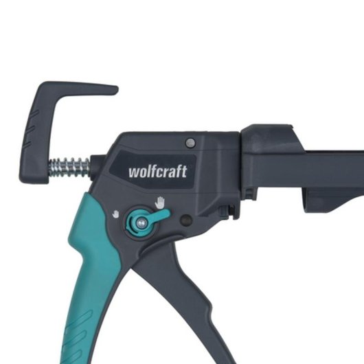 Fugenpistole wolfcraft MG 400 ERGO 310 ml Blau/Grau