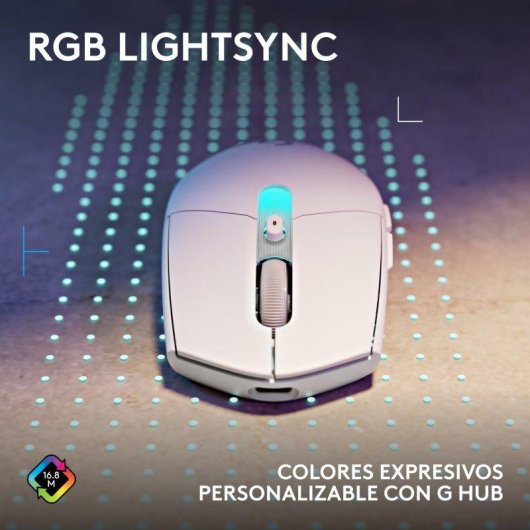 Maus Logitech G305 X SUPERLIGHT Kabellos 44000 DPI Bluetooth Weiß RGB